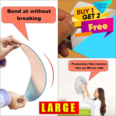 Acrylic Mirror Large  Buy 01 Get 02 Free